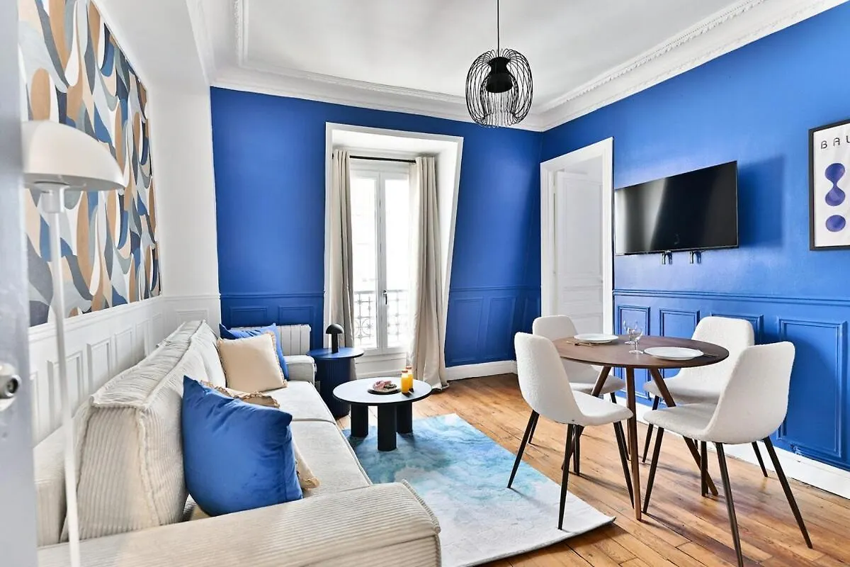 Appartement Paisible Centre De Paris - Bleu - IV Apartment