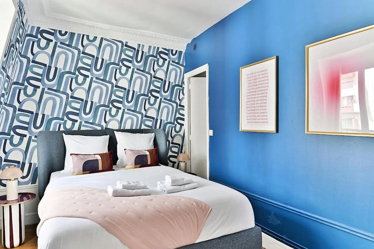 Appartement Paisible Centre De Paris - Bleu - IV