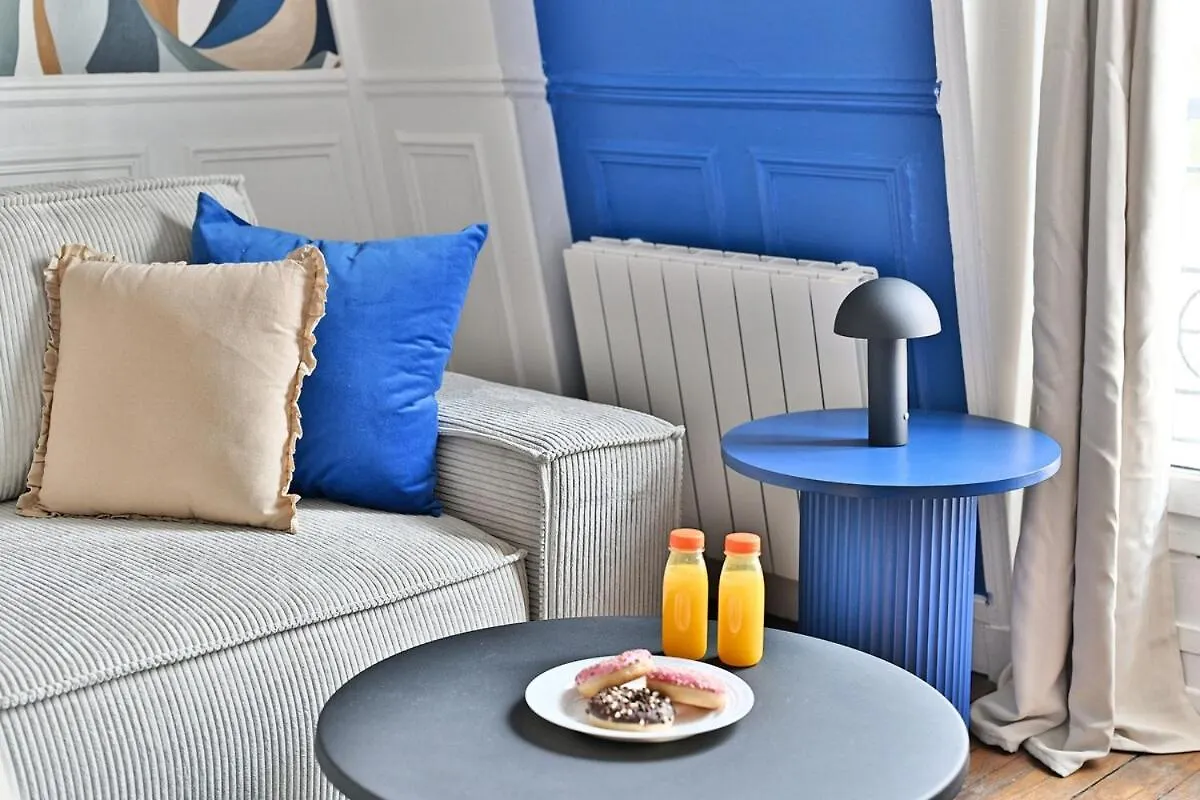 Appartement Paisible Centre De Paris - Bleu - IV France